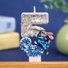 Digital Candle Birthday Little Celebration Topper Decoration
