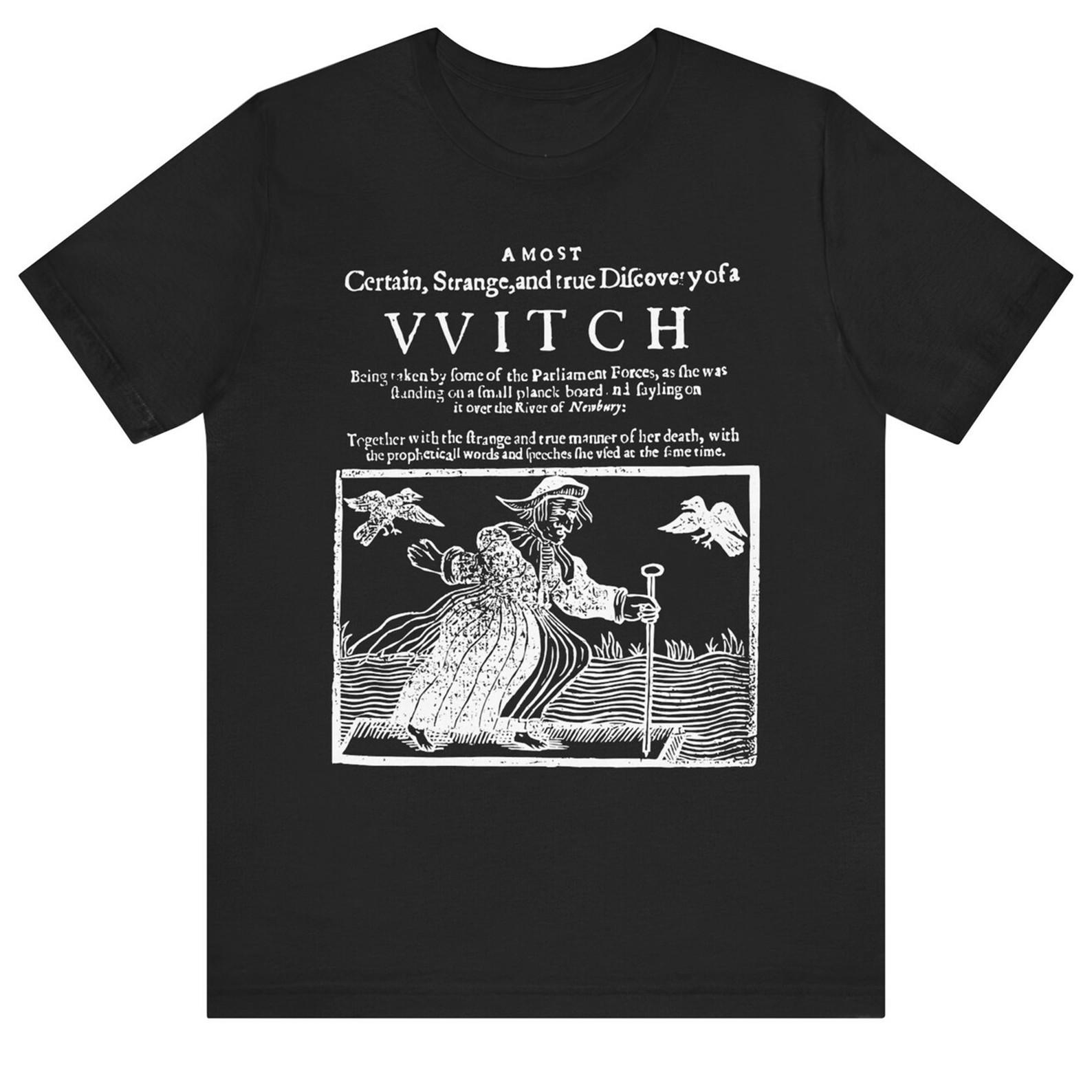 Discovery of a Witch T-Shirt Mens Womens Tees Top Witch Trials Salem Occult Black Magic Unisex Tee S