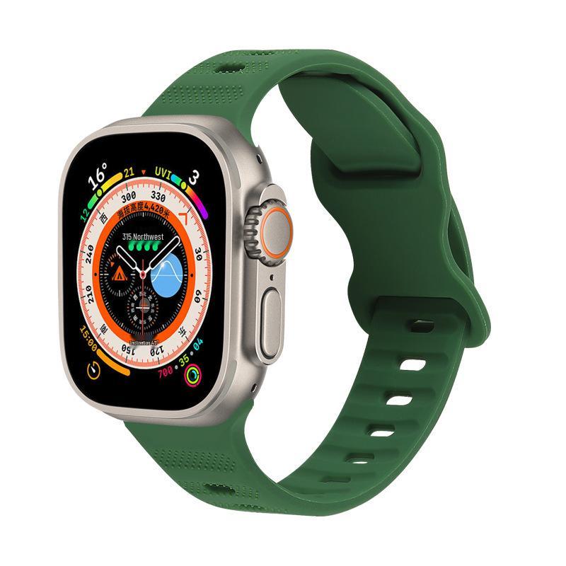 King Kong Butterfly Buckle Silicone Sport Watch Band for iWatch