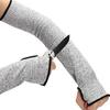 Anti-cut Wear-resistant Sleeve Open Finger Style Arm Protection Cover for Industrial