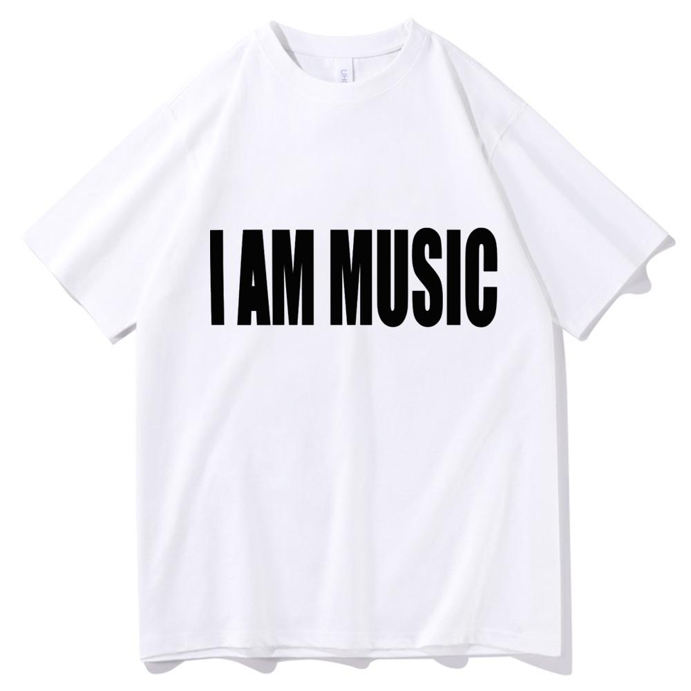 I Am Music Playboi Carti 2025 T-shirt Man Women Harajuku O-neck Summer Casual Shirt
