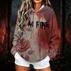Women's Fashion Hooded Long Sleeve Sweatshirt