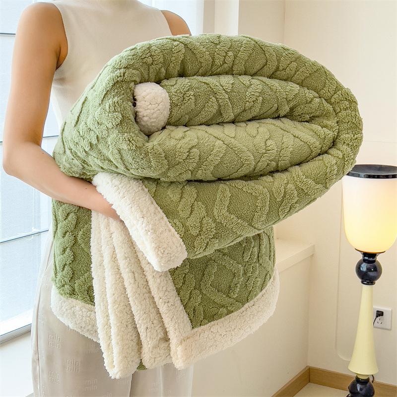 

Blanket coral flannel sofa blanket nap office shawl air conditioner blanket 70*100cm