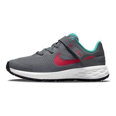 Revolution 6 FlyEase PS Gris Fumé Rouge Sirène Chaussures de Sport pour Enfants Sarcelle Lavée DD1114-006