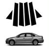 6 Stück Türfenster-Säulenabdeckungen für Volkswagen Passat B7 2011 2012 2013 2014 -2018 Zierleistenabdeckungssatz Dekoratives Zubehör