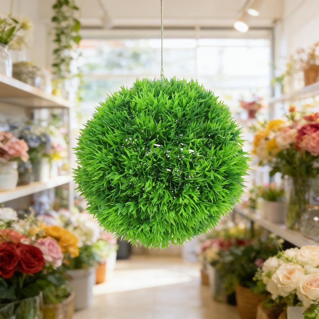 Artificial Topiary Ball For Outdoors Decorative Balls Fake Plants Ornaments Ceiling Decors Grass Pendant Mum