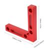 4.7" X 4.7" / 12x12cm 90 Degree Positioning Squares Aluminium Alloy Red Anodized Corner Clamping Square L-Shaped Design