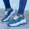2025 Women Vulcanized Shoes Platform Shoes for Women Solid Color Suede Womens Sneakers Comfortable Casual Zapatillas Footwear
