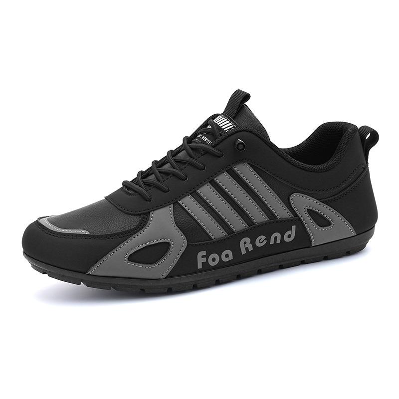 

Spring new waterproof and non-slip sports running casual black labor insurance shoes 39
