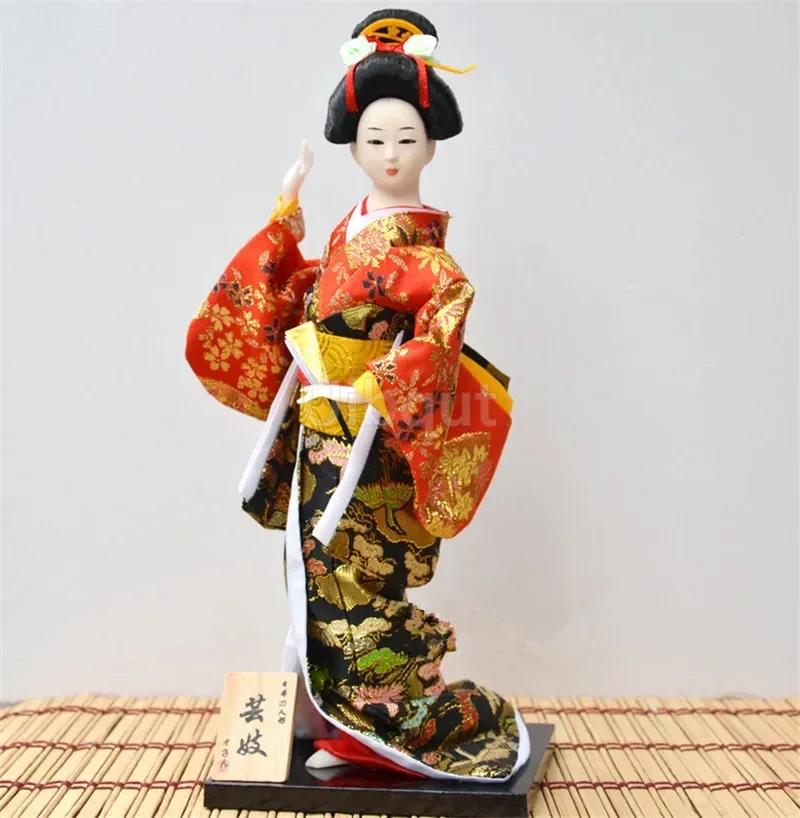 Geisha Japanese Kimono Doll Puppet Seafood Sushi Shop Restaurant Decorate Tool Cute Toy Embellishment Ornaments Gift Crafts 1-28