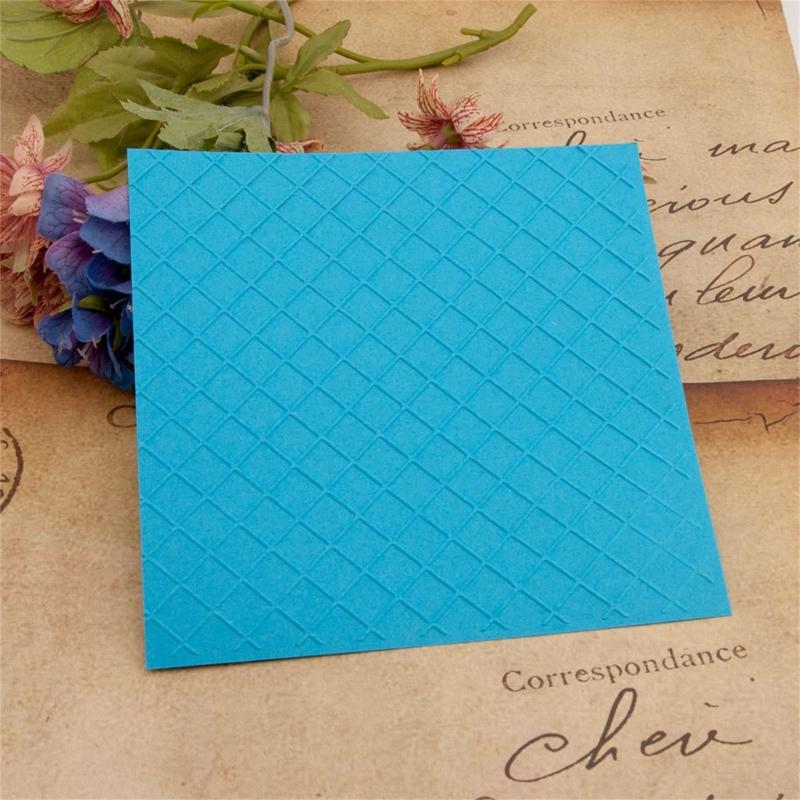 Embossing Folder Grid Dot Stencils for Card Making DIY Scrapbooking Album Paper