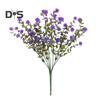 2 Pcs Outdoor Artificial Flowers Realistic UV Resistant Faux Plants Fake Flowers with Bendable Stems for Hanging Planter Porch Home Wedding Decor