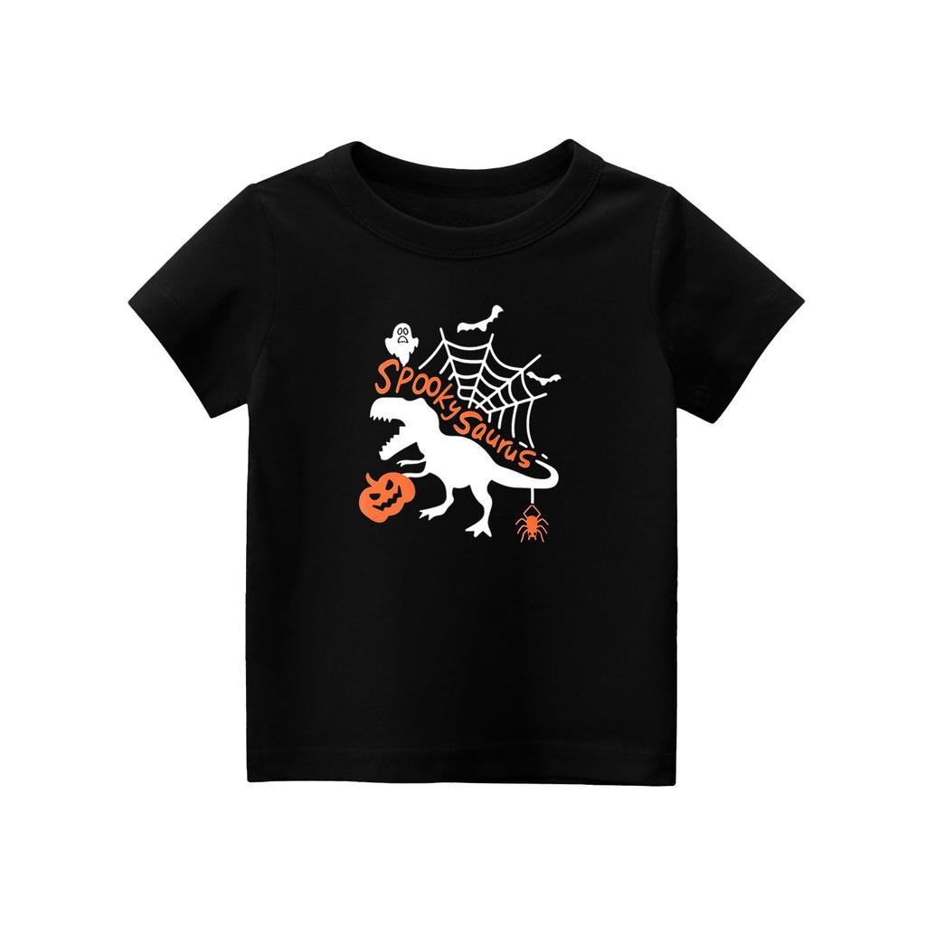 Toddler Girl Boy T-Shirts Halloween Day Kids Top Boys And Girls Printed Short Sleeved T-shirt