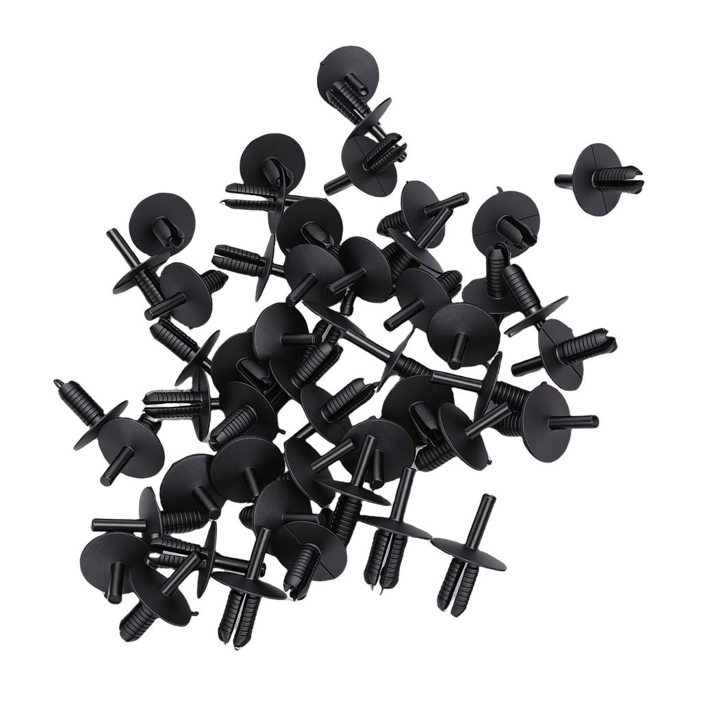 50PCS Car Body Fastener Rivets Replacement for 1 2 3 5 7 Series 51111908077 Bumper Clips Plastic Fasteners Push