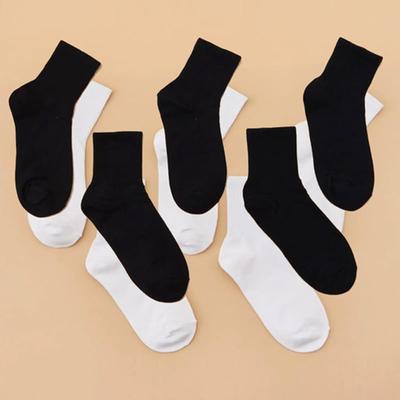 TNP BASIC MIDDLE SOCKS [5 Pairs]