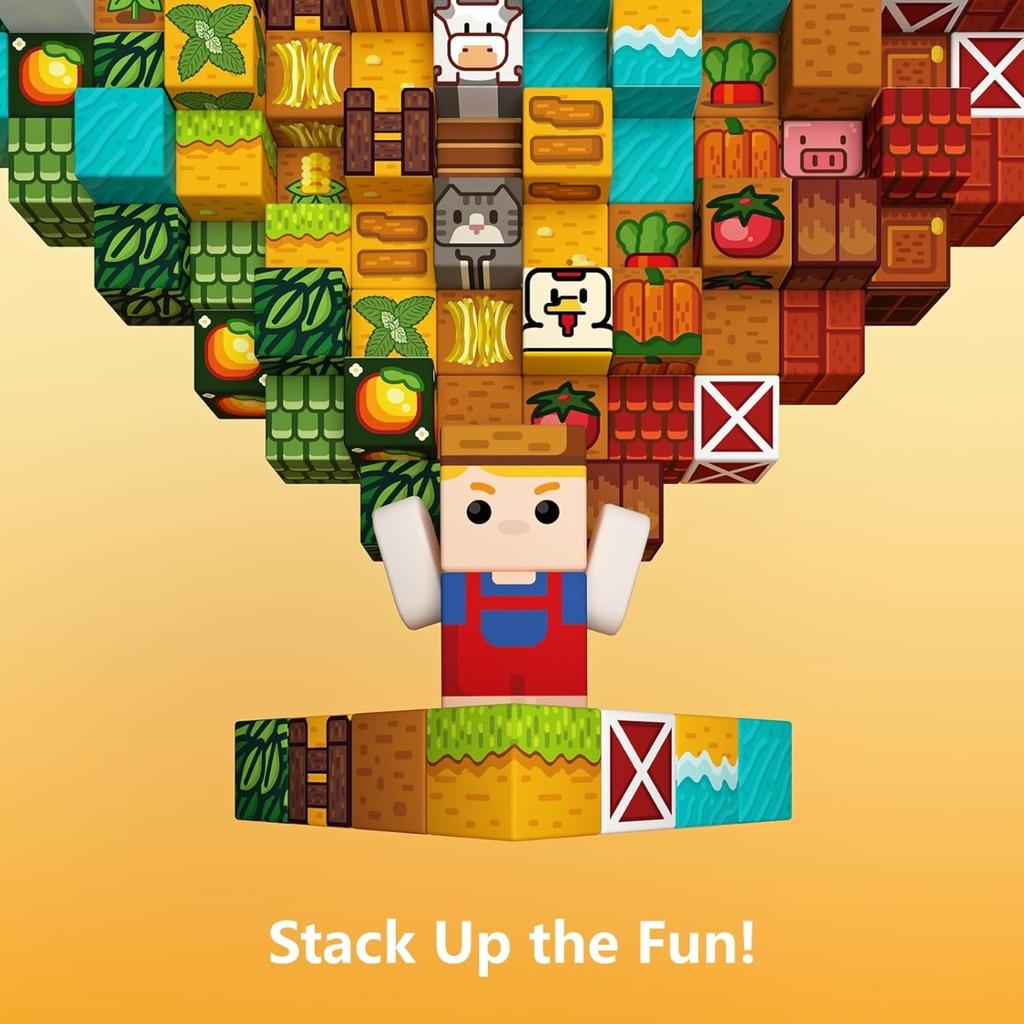 Non-Toxic New Magnetic Building Blocks Magnet Cube Pixel Style Brick Toy Storage Box Lid Can Hold Figures Toys Children Gift