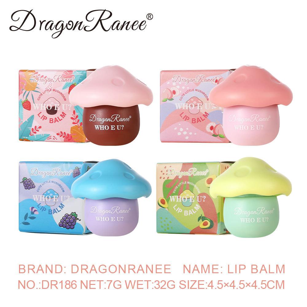 Nourishing Mushroom Lip Balm for Women Nourishing Pink Lip Balm Lip Jelly Mushroom Cute Colored Fruit Lip Balm