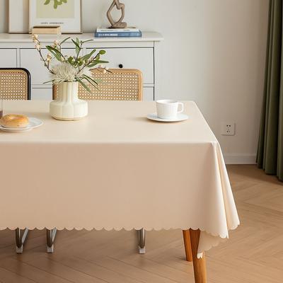 Anti Slip Waterproof PVC Tablecloth Oil Resistant Stain Proof Dining Table Colth Cover Reusable Table Protector Coffee Table