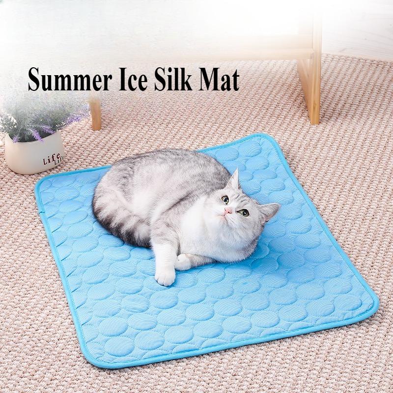 Breathable Mesh Cooling Pad for Cats, Small Dogs - Keeps Pets Cool, Comfortable, Cooling Mat for Dogs, Stylish Pet Accessory