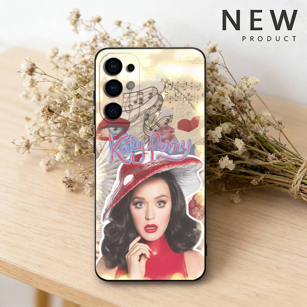 Singer K-Katy Perry phone Case For Samsung S26,25,24,21,22,23,30,20,Ultra,Plus,Fe,Lite Black Soft Cover