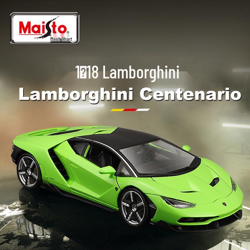 

Maisto 1:18 Lamborghini Alloy Sports Car Model for Kids зелёный