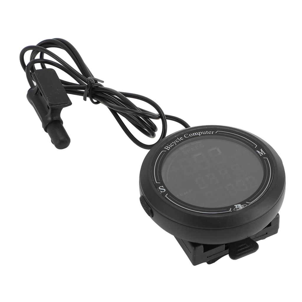 Cyklistický tachometr Sledování v reálném čase Svítící Multifunkční cyklopočítač Odometer pro jízdu na kole