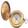 Handmade Brass Push Button Compass Stanley London Directional Compass Brass Pocket Compass 3 Inch
