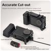 Ergonomic Grip Handle Cage For Action 5pro/4/3 Action Cameras Featuring Cold Shoe Mount Built In Shutter Button