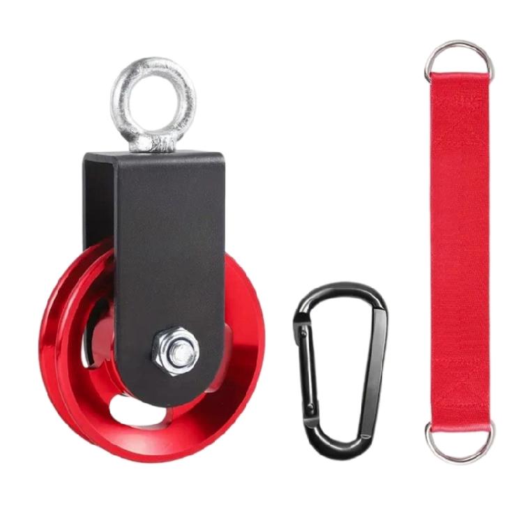 

Compacts Space Saving Gym Cable Pulley For Quiet Strength Training And Custom Height Adjustment красный