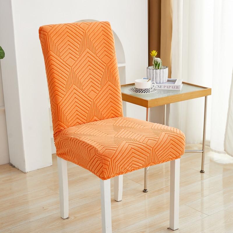 Jacquard Stretch Dining Chair Covers Set, Elastic Slipcovers for Kitchen & Dining Table, Universal Fit (1/2/4/6/ Pieces)