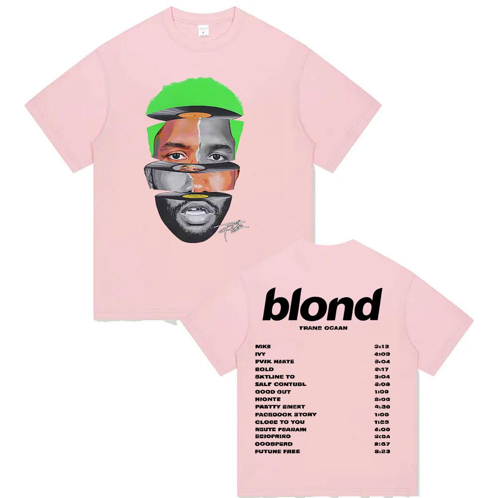 Limited Rapper Frank Tour 2025 Merch T Shirt Unisexs Vintage Fashion Ocean Short Sleeve Tshirt Pop Hip Hop Clothing Blond TShirts