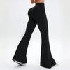 Women's High Waist Flare Leggings Pants Split Hem Casual Slim Fit Comfy Yoga Trousers