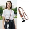 Bohemian Vintage Cell Phone Lanyards Adjustable Neck Strap Anti-Lost Mobile Phone Lanyard with Universal Clip for iPhone Case