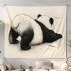Funny Panda Butt Tapestry