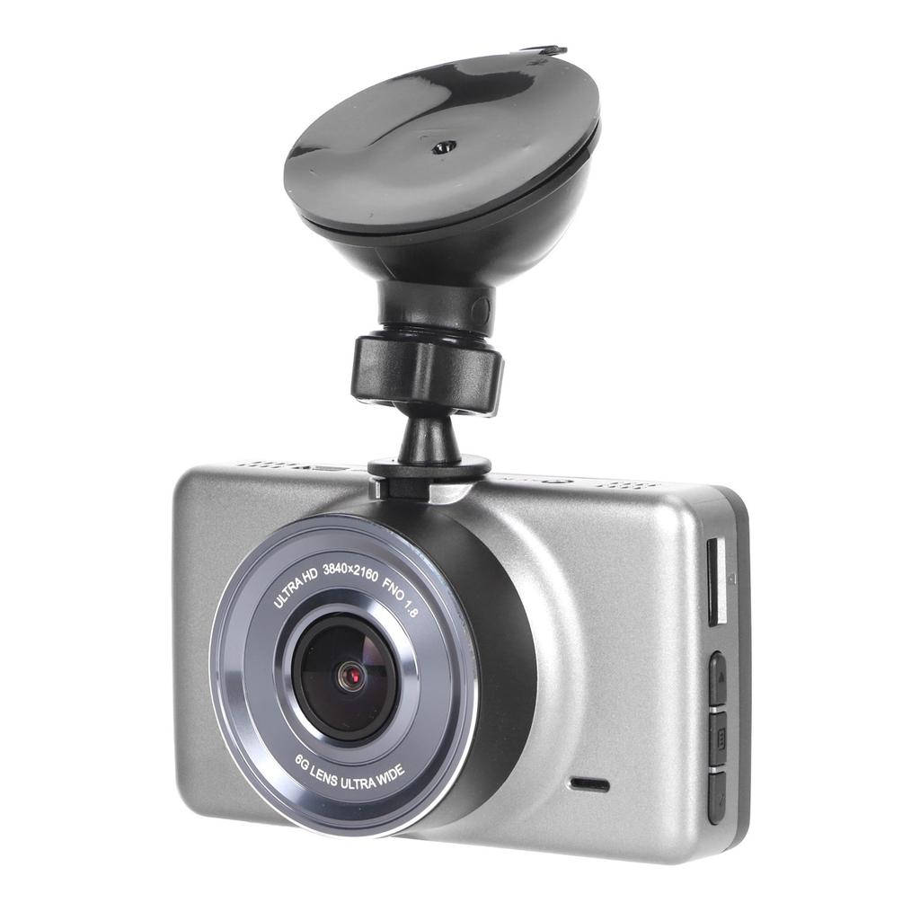 Car Dash Cam 4K WiFi 3in IPS Screen 170 Degrees Wide Angle Night Vision G Sensor Loop Recording WDR