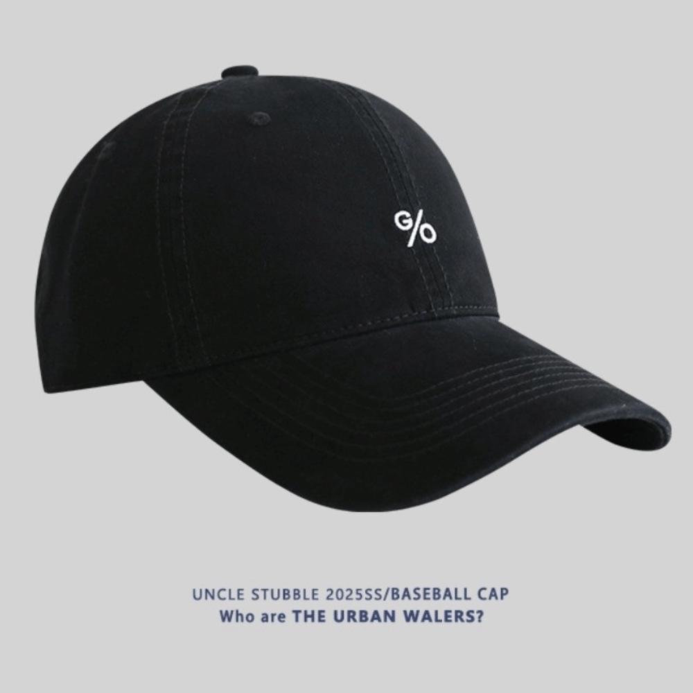 New Adjustable Sun Hats Cotton Breathable Baseball Cap Solid Color Embroidered Design Wide Brim Cap for Spring Summer Season
