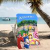 Customizable personalized beach towels Oddbods themed designs.Suitable for the beach, yoga, sports;ideal as beach accessories