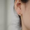 Women's Vintage Classic Light Luxury Minimalist Zirconia Versatile Commuter Niche Earrings