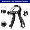 5–60 kg verstellbarer Handgriff-Stärker, Handgrifftrainer mit Gegenhandgelenk, Unterarm und Handtrainer für den Muskelaufbau
