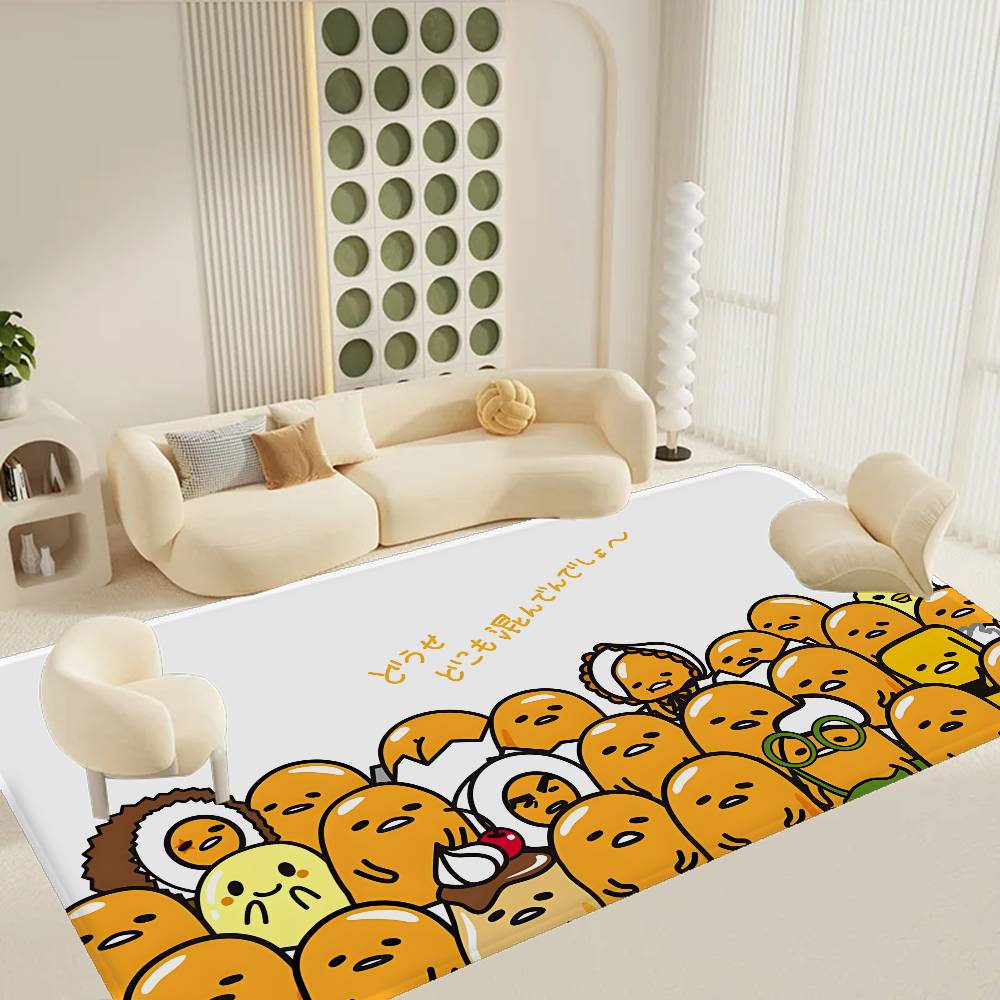 Cartoon G-gudetama Kitchen Mat Kids Room Bedroom Decoration Balcony Anti-Slip Doormat Living Room Alfombra