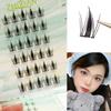 Glue Free Manga Lashes With Jelly Glue Strips 3D False Eyelashes Cat Elf Eyelashes  Party Supplies