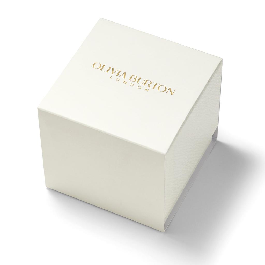 Authorized Dealer [OLIVIA BURTON] Olivia Burton Women's Watch 24000259 Classic Dimension Mellow Rose Sunray Silver Bracelet 32mm