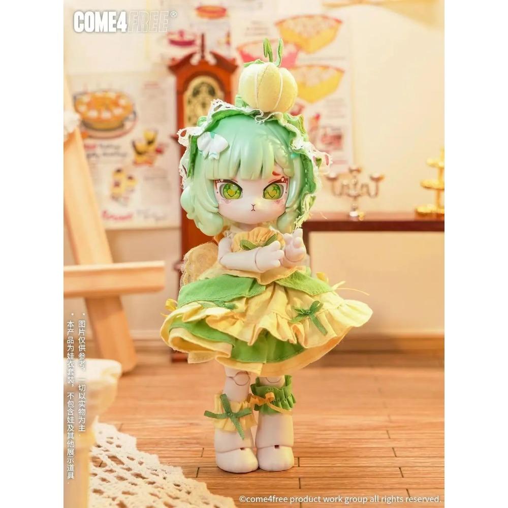 Come4free Half Seen Spring Preface Valentine's Day Baby Clothes Ob11 Doll 1/12 Bjd Bonnie Skirt Clothes (only Clothes)