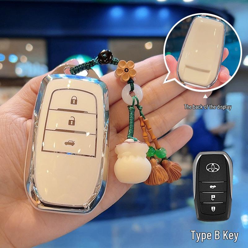 Toyota Key Cover for Camry, Corolla, RAV4, Land Cruiser, Avalon, and Viloran (Women's Edition).