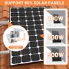 CP-SETUNO Solar Panel Mounting Set, Photovoltaic Mounting Rail for 1/2/4 Solar Panel, 300 Mm Aluminum Mounting Rail, for 30/35 M