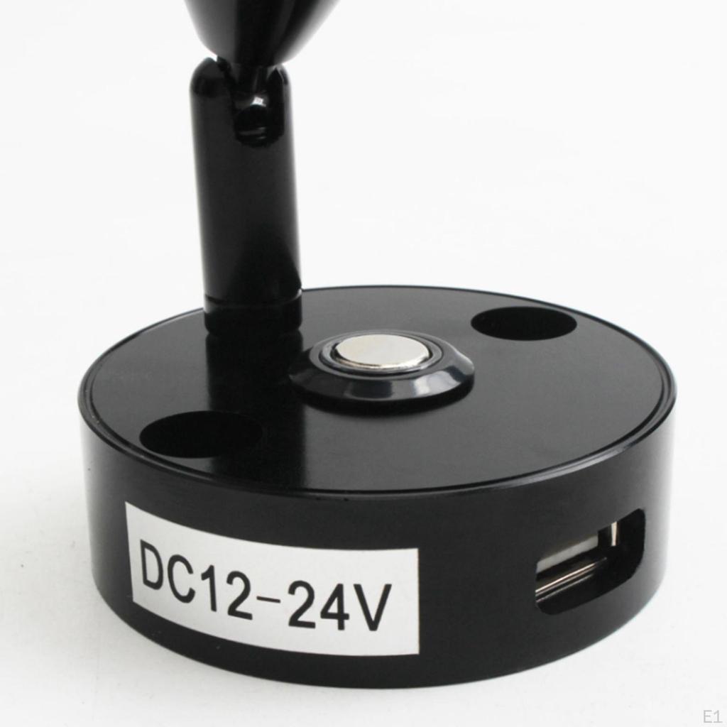 12 Lâmpadas LED Camper Truck Yacht Trailer Motorhome Iluminação Usinada Luz de Alumínio com Porta USB