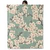 Girl'S Cherry Blossom Wool Blanket Women'S Floral Cherry Blossom Branch Suitable For Bed/Sofa Decoration Soft Plush Blanket