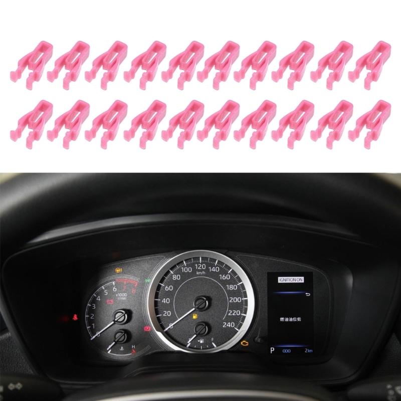 Dashboard Retainer Clips Heat Resistant ABS Fixing Clips 90467-10203 Car Control Panel Dashboard Clips