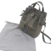 Great BALENCIAGA Shoulder Bag ARMY 2WAY Handbag Khaki Used