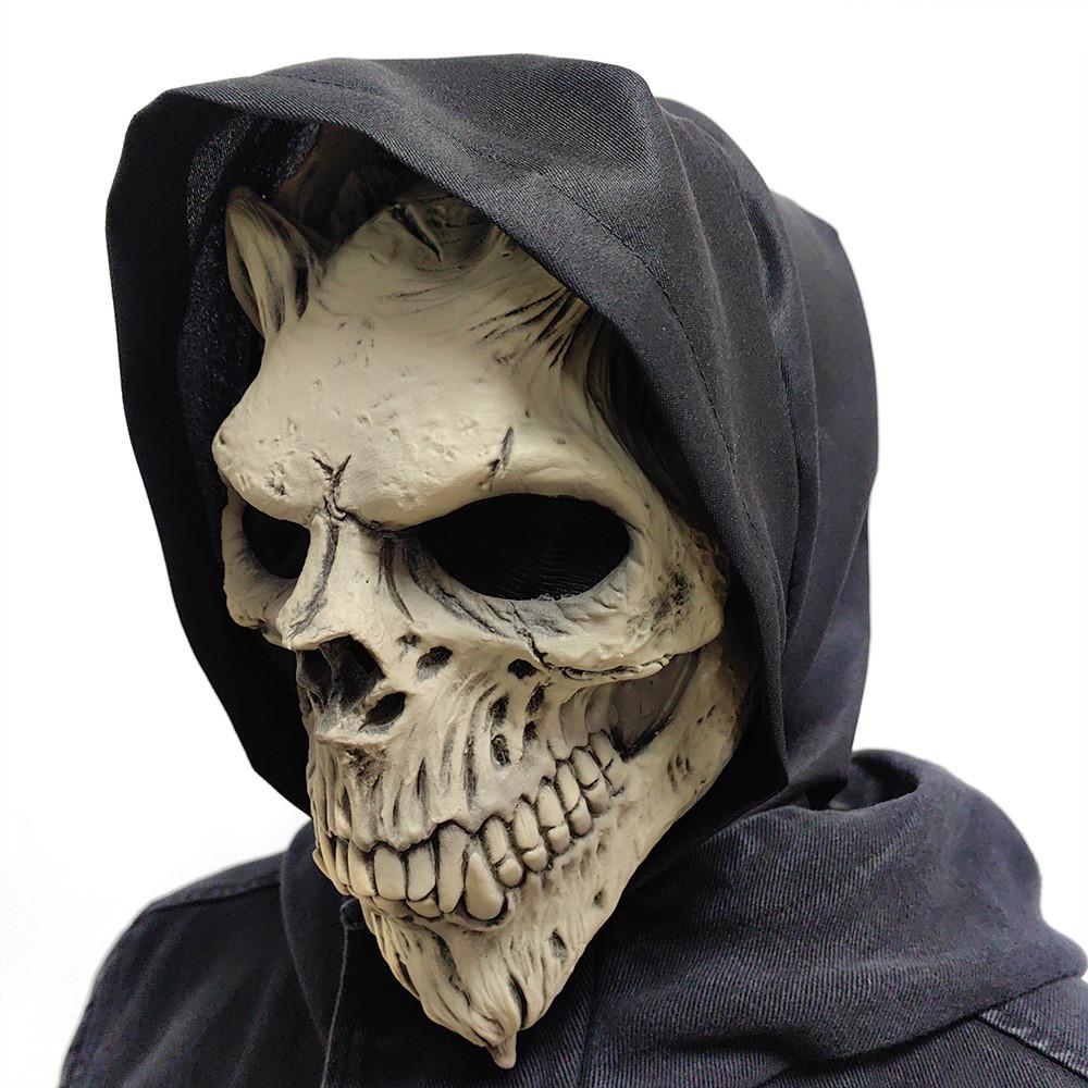 Maschera Teschio in Lattice per Halloween e Carnevale Con Design Horror per Costumi e Feste